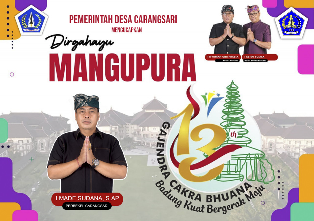 Dirgahayu Ibukota Kabupaten Badung “MANGUPURA” ke 13